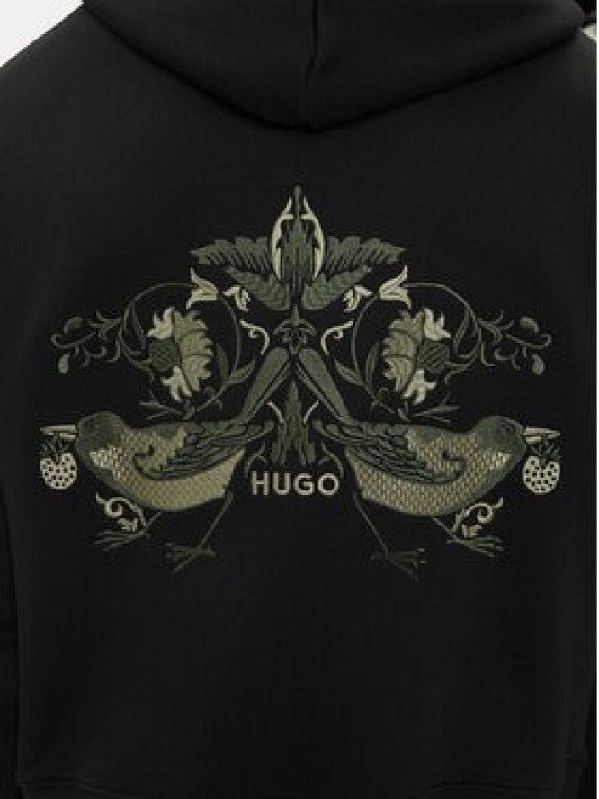 HUGO Bluza 50542558 Czarny Regular Fit