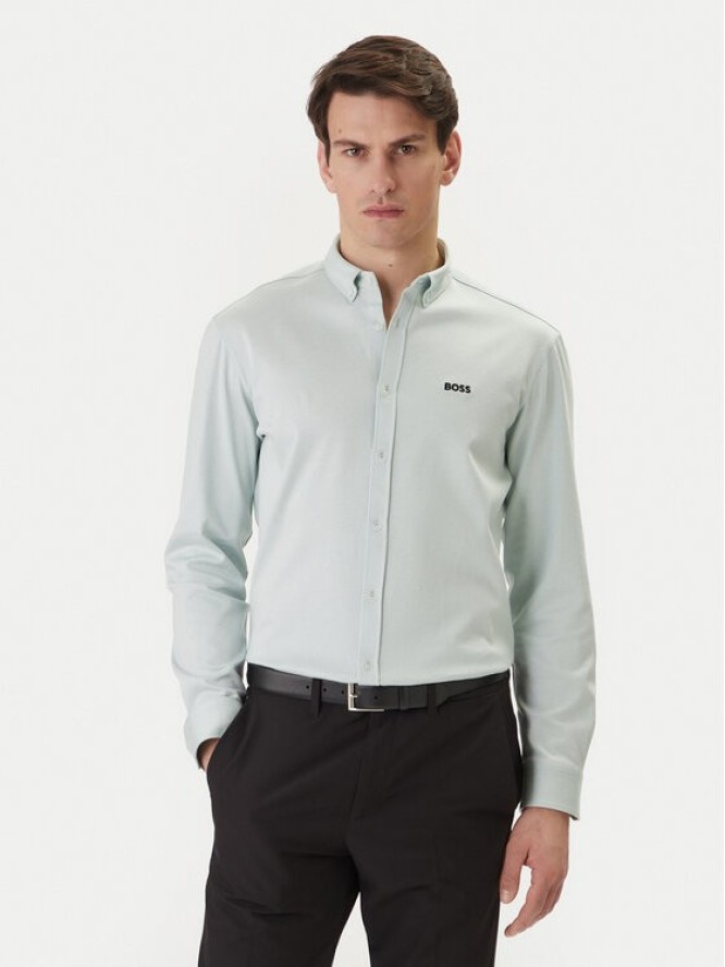BOSS Koszula ST Motion 50555946 Turkusowy Regular Fit