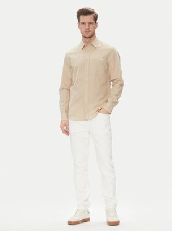 Calvin Klein Jeans Koszula J30J327295 Beżowy Regular Fit