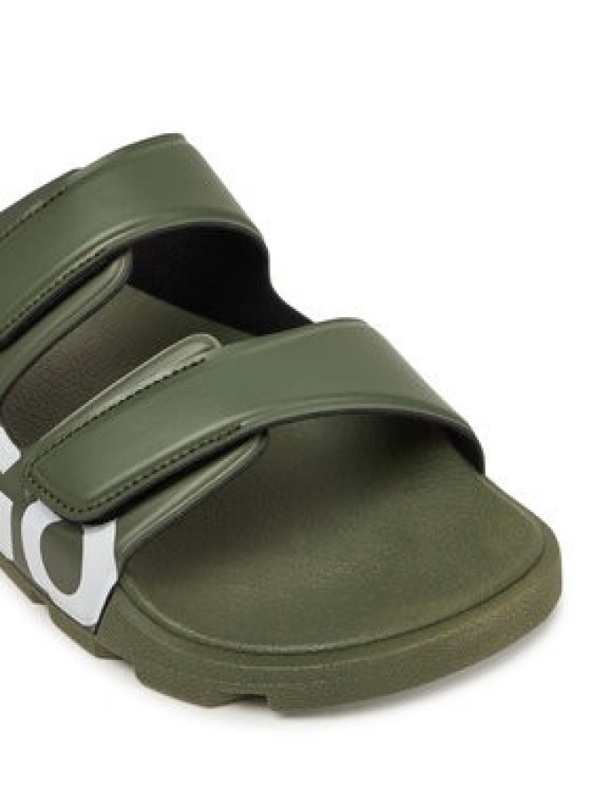 HUGO Klapki Evander 50542042 Zielony