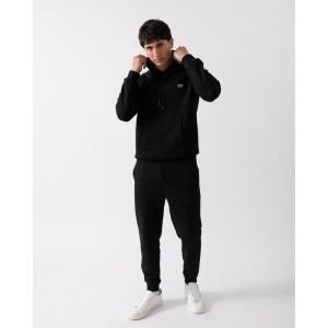 Bluza z kapturem Męska Lacoste Czarny