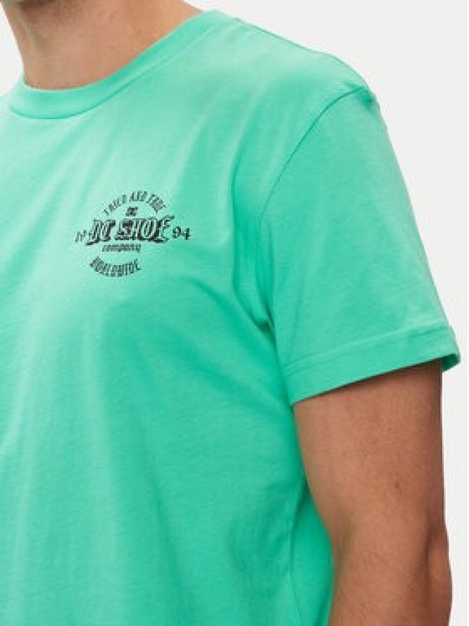 DC Shoes T-Shirt Chain Gang Tss ADYZT05348 Zielony Regular Fit