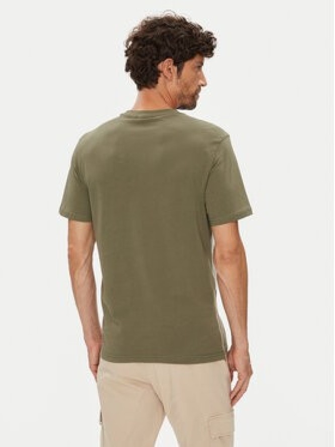 Napapijri T-Shirt S-Aylmer NP0A4HTO Zielony Regular Fit