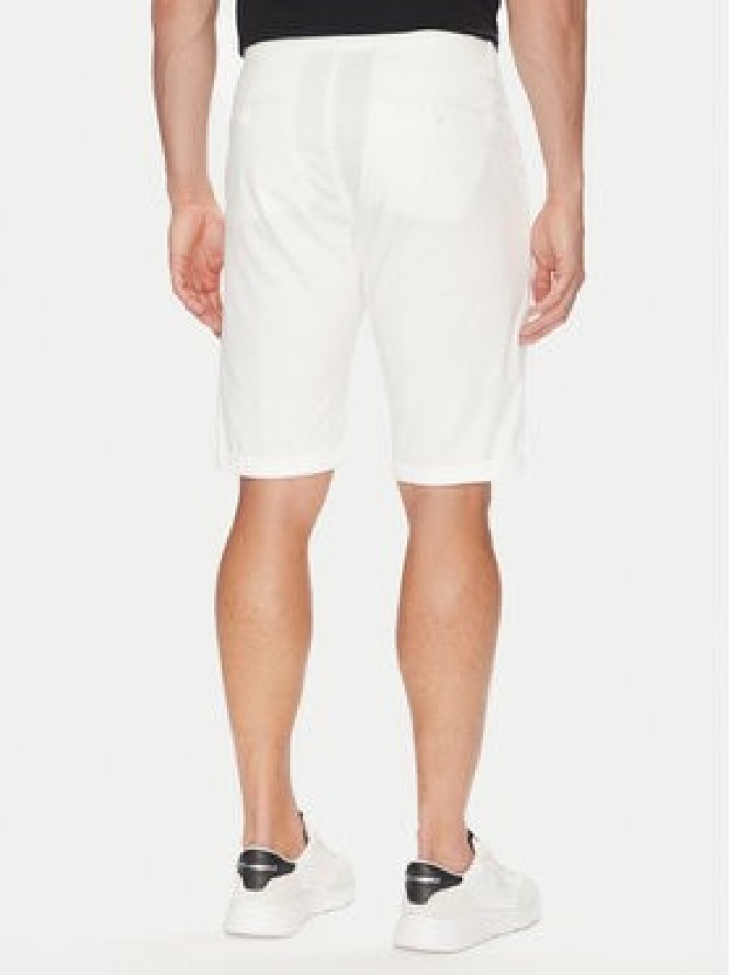 KARL LAGERFELD Szorty materiałowe 265812 552829 Biały Regular Fit
