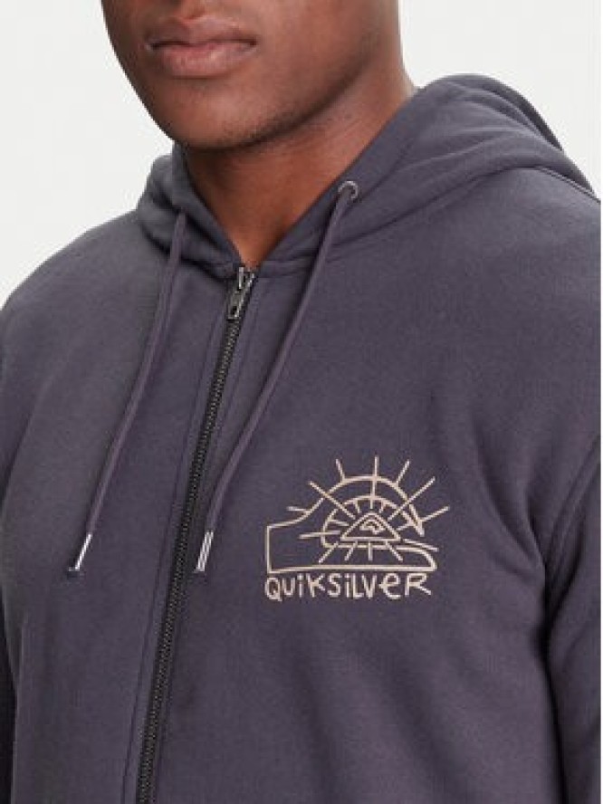 Quiksilver Bluza EQYFT05133-KSH0 Granatowy Regular Fit