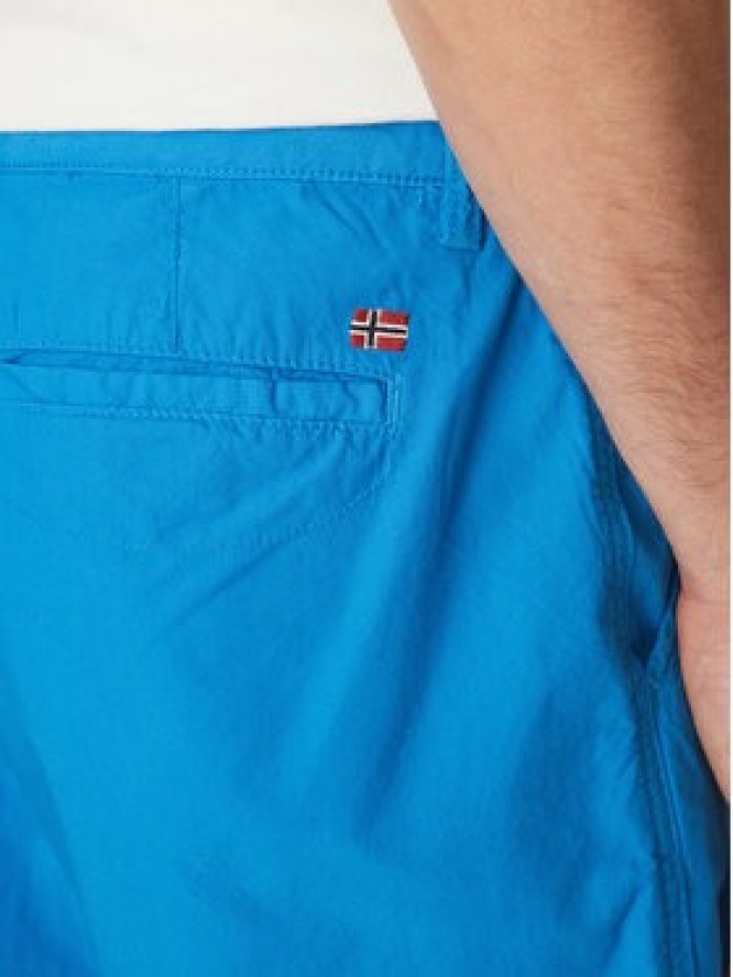 Napapijri Szorty materiałowe Nakuru 6 NP0A4HRV Niebieski Regular Fit