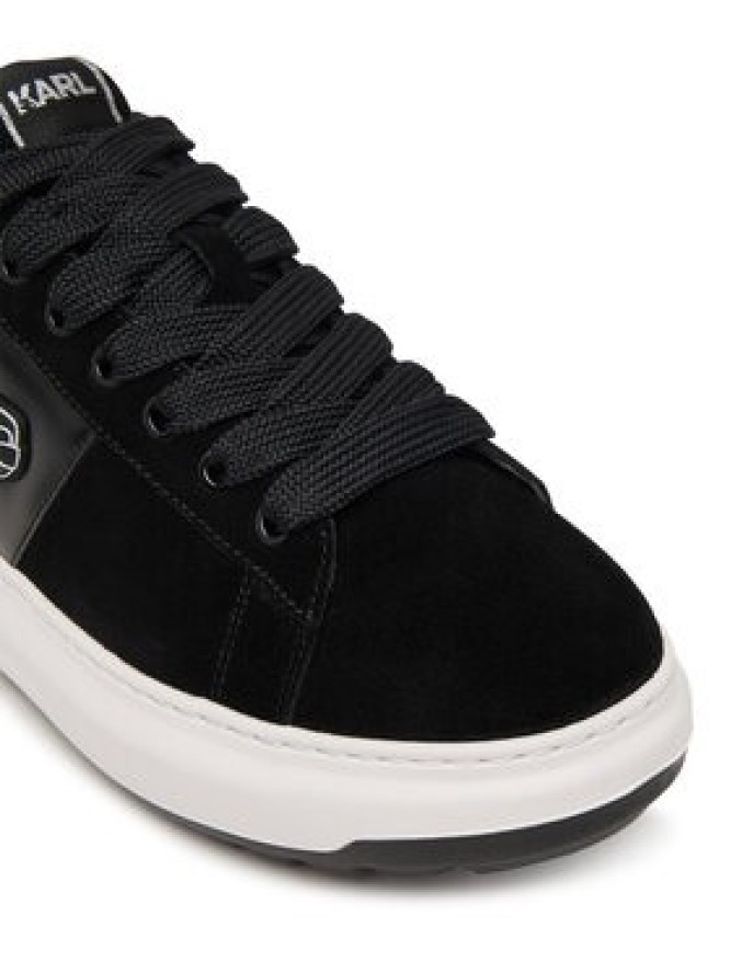 KARL LAGERFELD Sneakersy Kapri Lug KL57527 Czarny