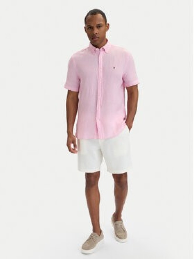 Tommy Hilfiger Szorty materiałowe Dover MW0MW44358 Biały Regular Fit