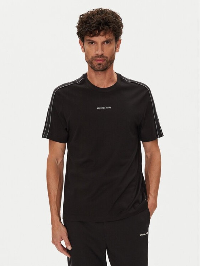 Michael Kors T-Shirt CT4524E1V2 Czarny Regular Fit