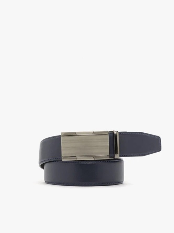 Granatowy pasek męski