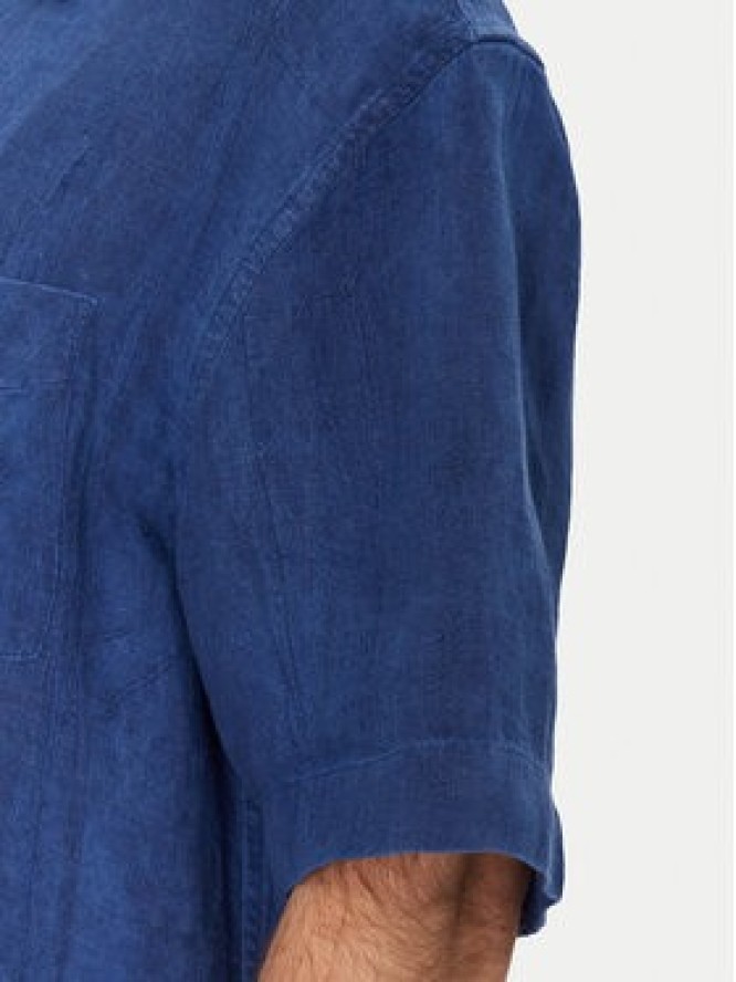 Gant Koszula 3250062 Niebieski Relaxed Fit