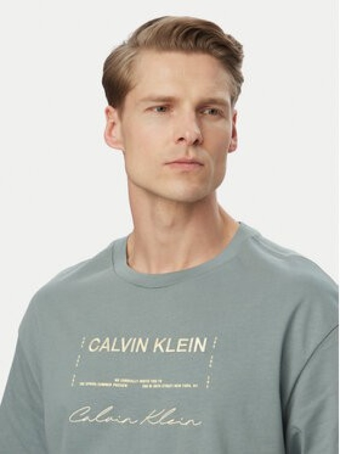 Calvin Klein Jeans T-Shirt LV04RE827G Szary Regular Fit