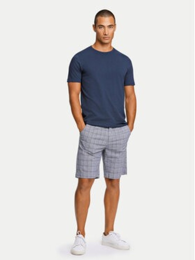 Lindbergh Szorty materiałowe 30-505024 Niebieski Wide Fit