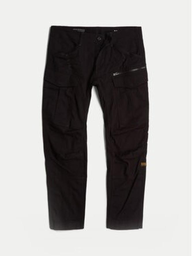 G-Star Raw Spodnie materiałowe Zip Cargo 3D D25665-D846 Czarny Tapered Fit