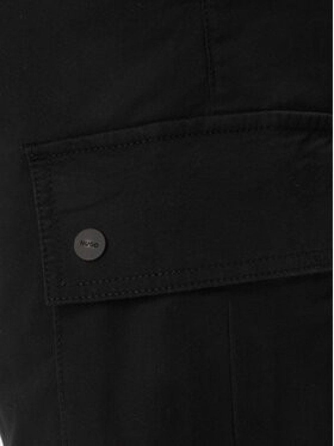 HUGO Szorty materiałowe Craysen 50556891 Czarny Straight Fit