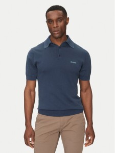 Guess Sweter M4GR07 Z3DN1 Granatowy Regular Fit