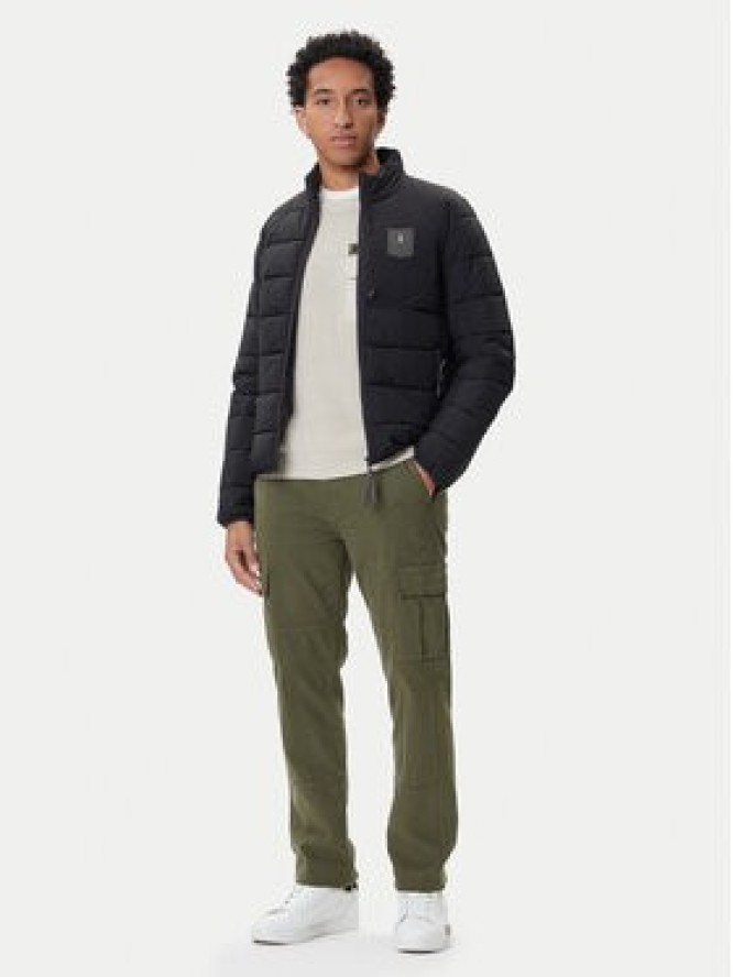 Aeronautica Militare Kurtka przejściowa 252AB3022UCT04214 Czarny Regular Fit