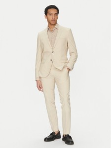HUGO Garnitur Arti/Hesten232X 50540341 Beżowy Extra Slim Fit