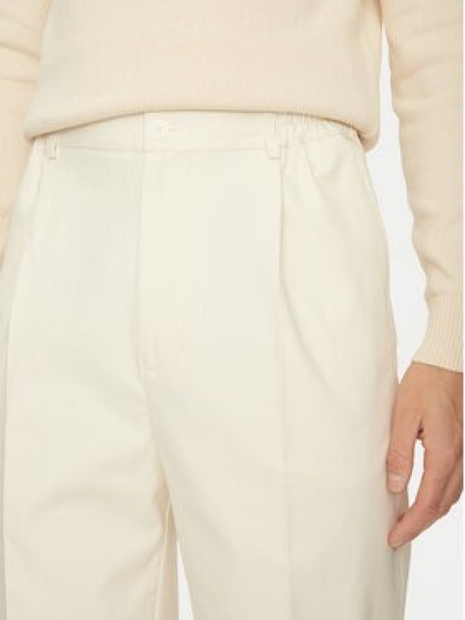 Marciano Guess Spodnie materiałowe 5GHB23 2304Z Écru Regular Fit