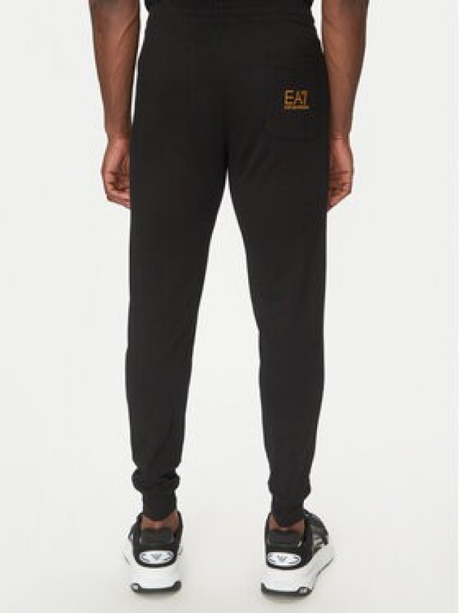 EA7 Emporio Armani Spodnie dresowe 7M000571 AF13512 MC004 Czarny Regular Fit