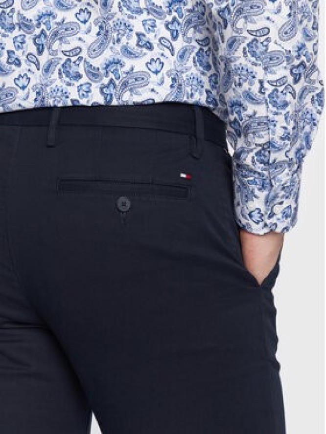 Tommy Hilfiger Chinosy Core Denton MW0MW28884 Granatowy Straight Fit