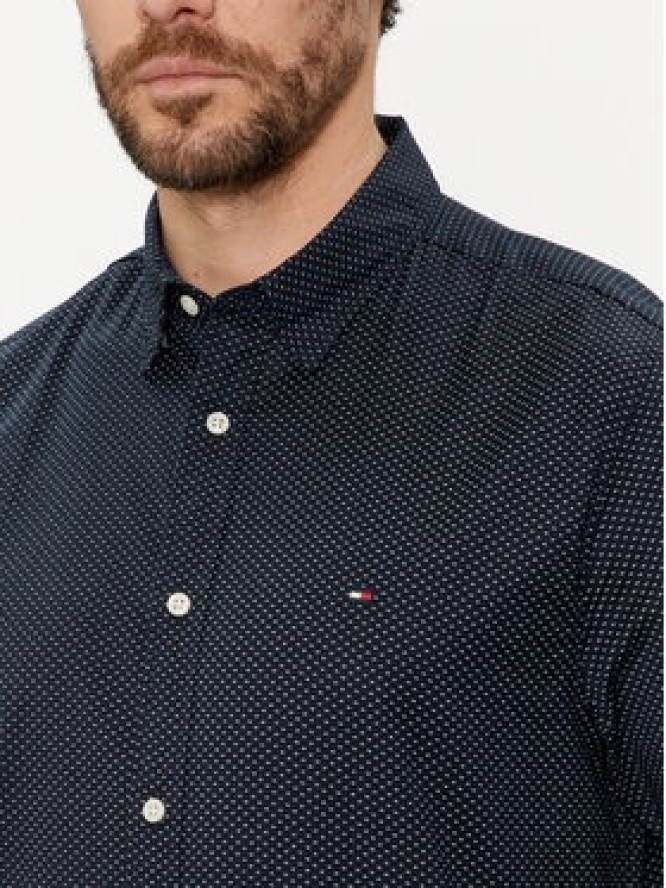 Tommy Hilfiger Koszula MW0MW36138 Granatowy Regular Fit