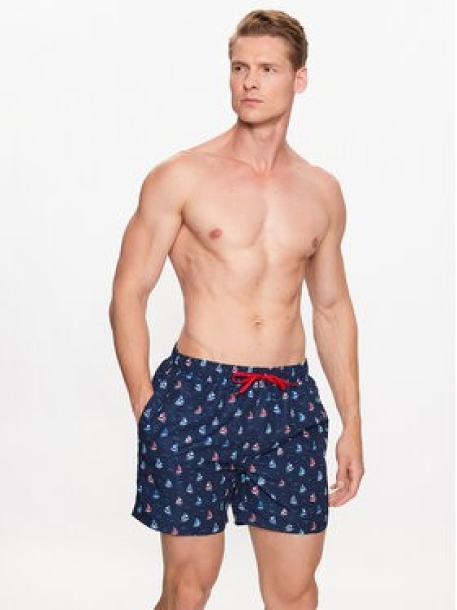 CMP Szorty sportowe 33R9127 Granatowy Regular Fit