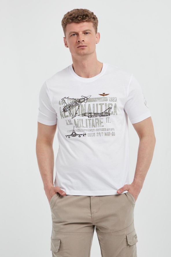 T-shirt męski AERONAUTICA MILITARE