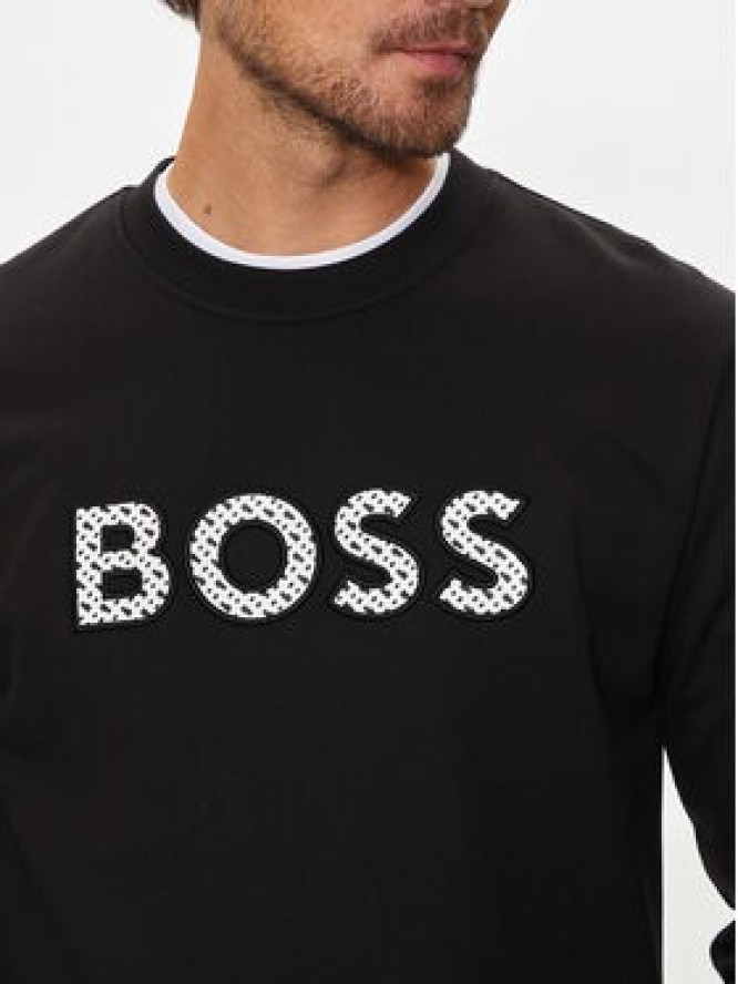 Boss Bluza C-Soleri 04 50521117 Czarny Relaxed Fit