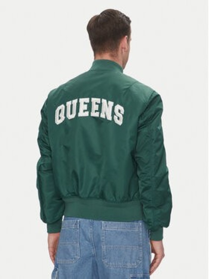 Schott NYC Kurtka bomber Sporting Zielony Oversize