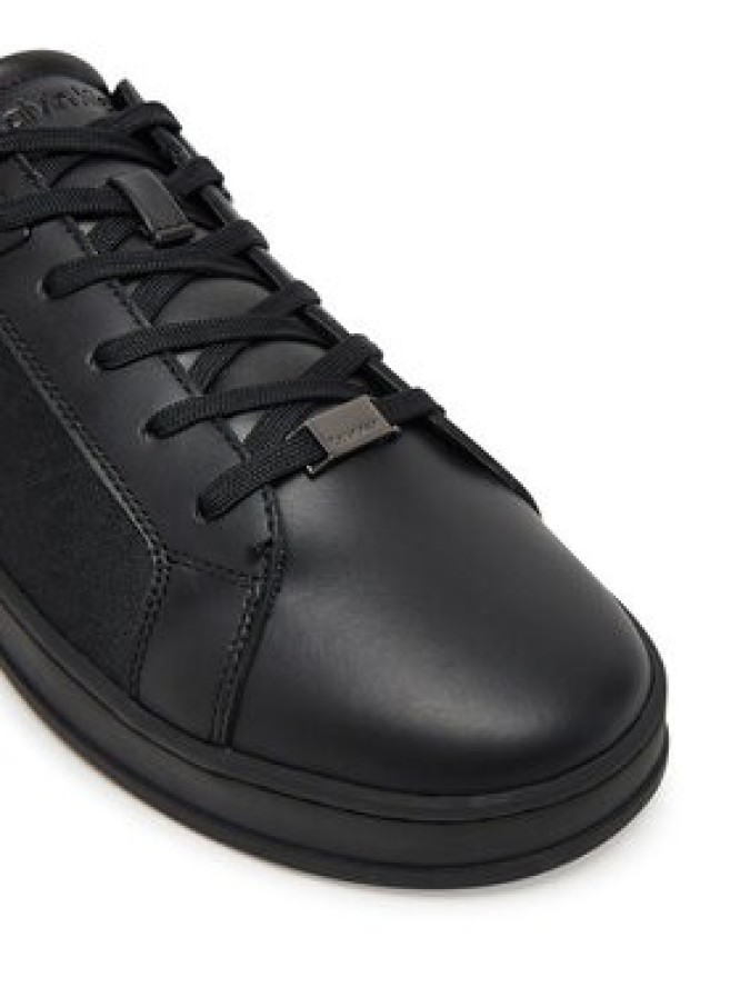 Calvin Klein Sneakersy Low Top Lace Up Eyelet Jaq Mono HM0HM01815 Czarny