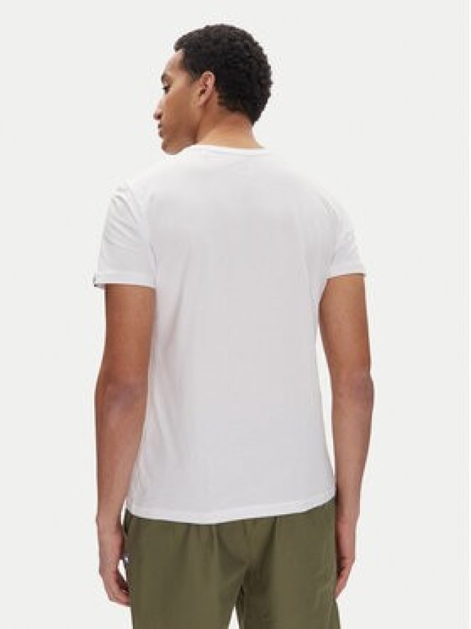 Alpha Industries T-Shirt Small Logo 146511 Biały Regular Fit