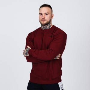 Bluza męska fitness bez kaptura Basic