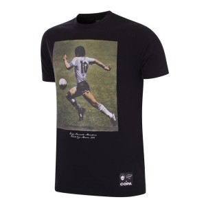 Koszulka dla dorosłych - Maradona x COPA Campeonato do Mundo 1986 - Czarny