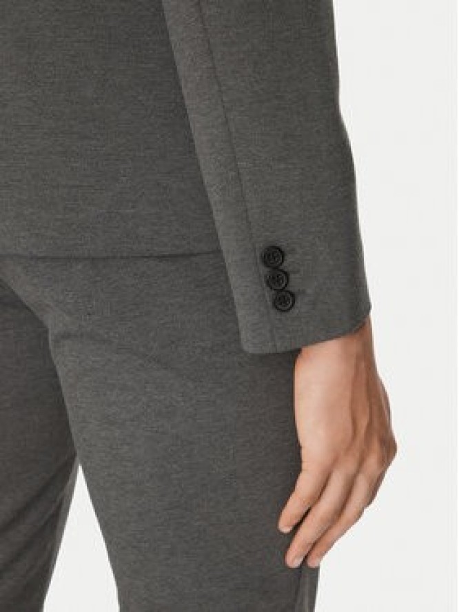 Blend Marynarka 20716657 Szary Regular Fit