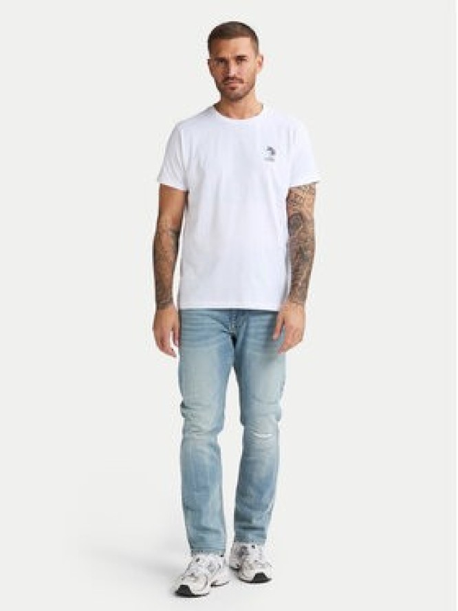 Petrol Industries T-Shirt M-1050-TSR644 Biały Regular Fit