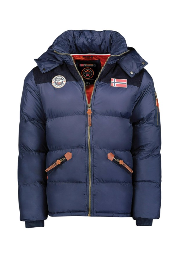 Kurtka puchowa z kapturem Geographical Norway Celian