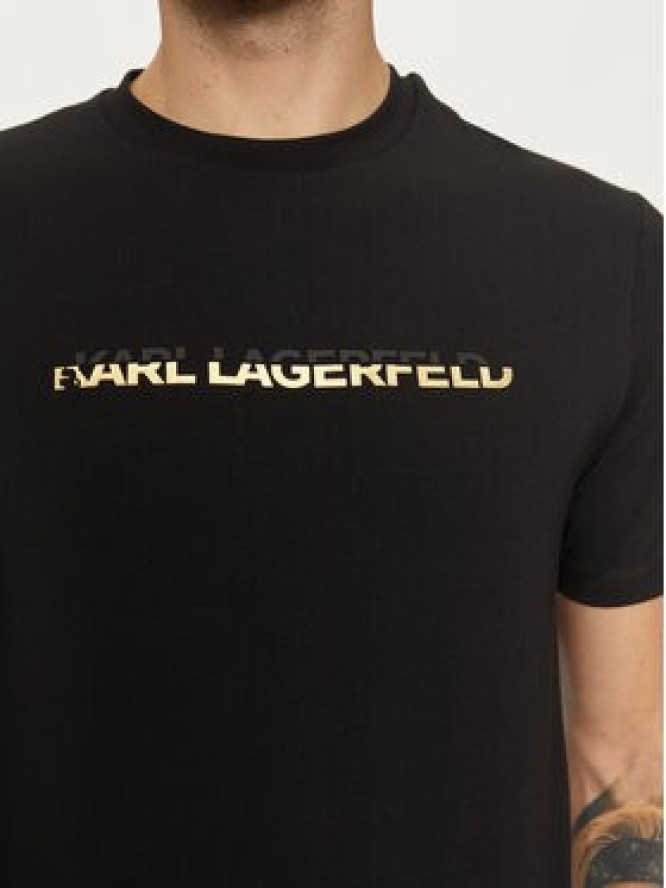 KARL LAGERFELD T-Shirt 755462 551235 Czarny Regular Fit