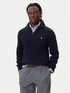Polo Ralph Lauren Sweter 710974167001 Granatowy Regular Fit