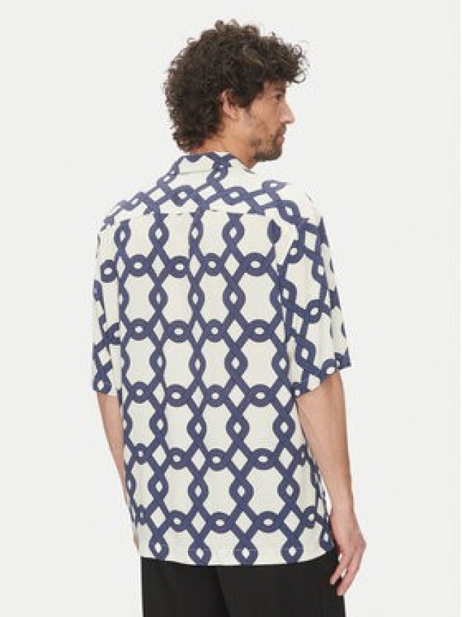 Selected Homme Koszula 16088360 Granatowy Relaxed Fit