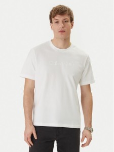 Calvin Klein T-Shirt LV04LF811G Biały Regular Fit