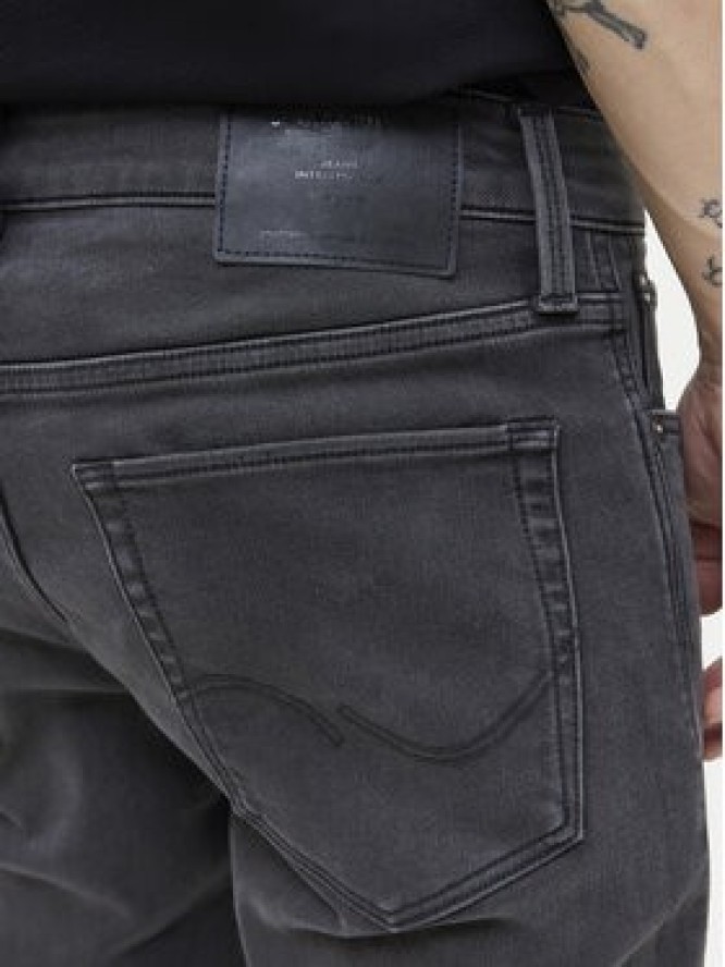 Jack & Jones Jeansy Mike Fox 12278115 Czarny Tapered Fit