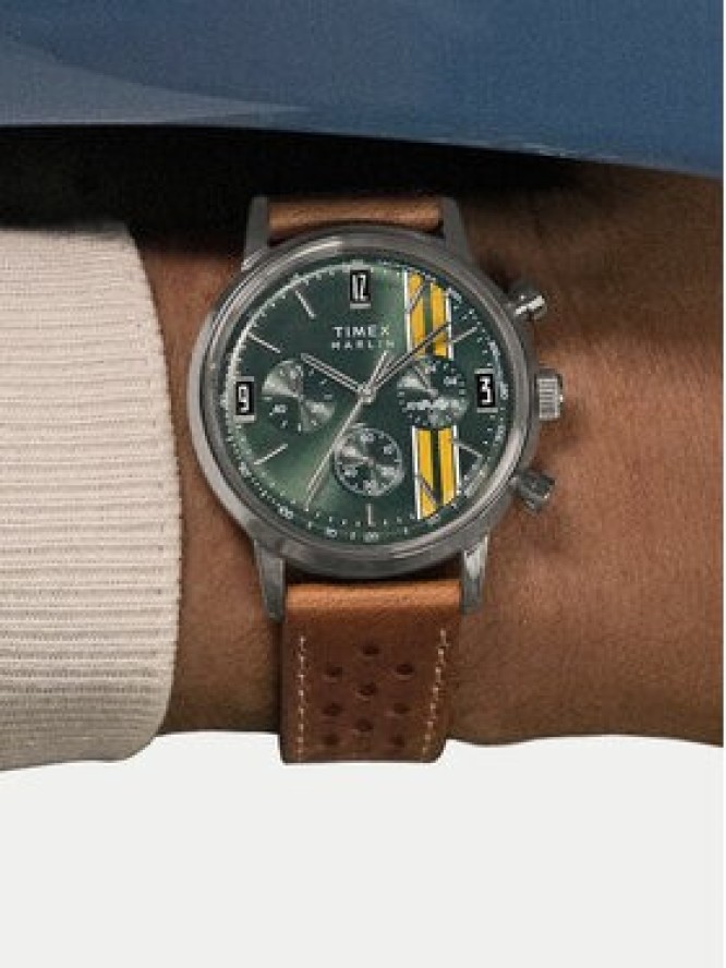 Timex Zegarek Marlin® Chronograph TW2W99100 Srebrny