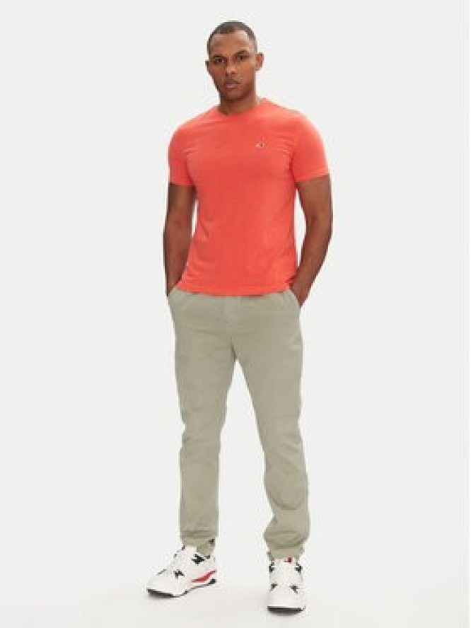 Tommy Jeans Joggery Austin DM0DM20283 Zielony Slim Fit