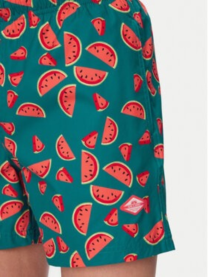 Jack & Jones Szorty kąpielowe Maui Vibes 12291426 Niebieski Regular Fit