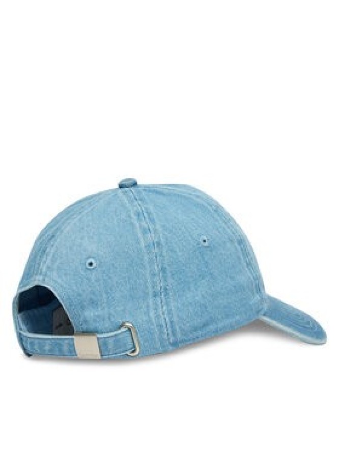 Calvin Klein Czapka z daszkiem Monogram Embroidery Denim Cap LV04G5003G Niebieski