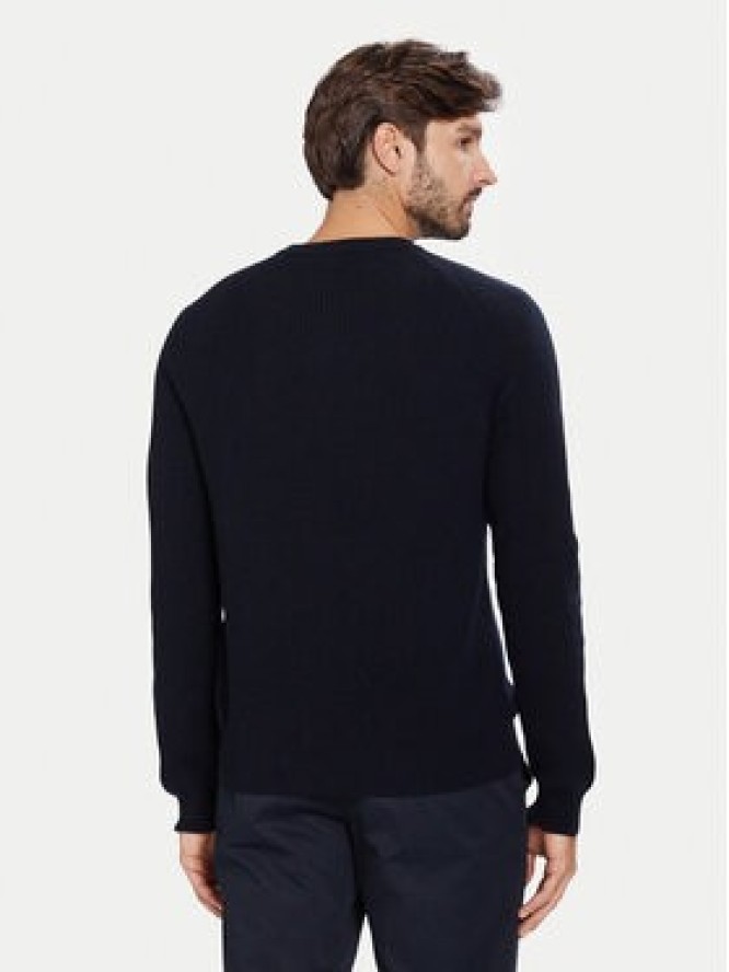 Bugatti Sweter 7400 65563B Granatowy Regular Fit