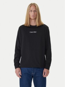Calvin Klein Longsleeve Standard Logo LV04LD232G Czarny Relaxed Fit