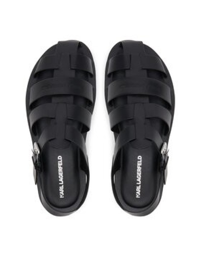 KARL LAGERFELD Klapki Kastor III KL70223 Czarny