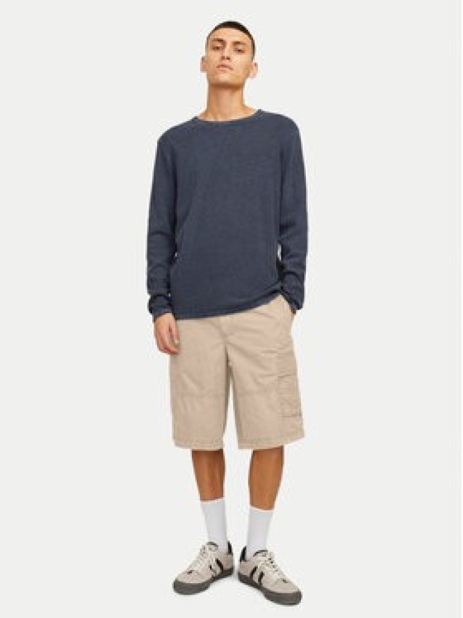 Jack & Jones Szorty materiałowe Jpstcole 12253222 Beżowy Loose Fit